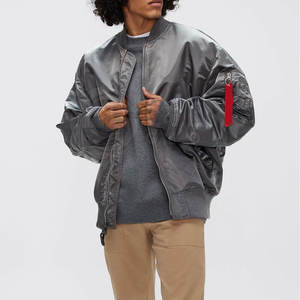 Chaqueta de béisbol de bombardero ajustada informal a precio de fábrica, chaquetas de bombardero personalizadas para hombre más vendidas para ropa de invierno - Product Image 2