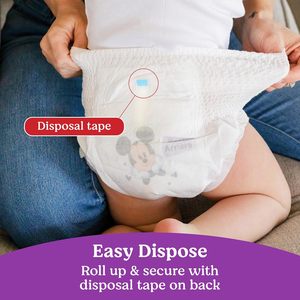 Pañales para Bebé Huggies Talla 5, Little Movers HuggFit 360 °   Pañales para Bebé con 360 unidades °   Cinturilla elástica, talla 5 (más de 27 libras), 128 unidades - Product Image 4