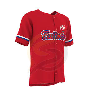 Camiseta deportiva con estampado de nombre de equipo para jugadores, ropa deportiva de béisbol con logotipo personalizado - Product Image 6