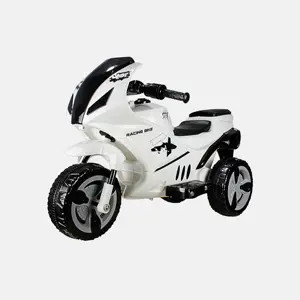 Ride-on Cars 12v Supplier White Blue Colors Price Cheap Plastic 4 Years Old R2X Kids Electric Motorcycle Indonesia
