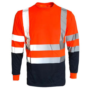 Camiseta Polo de Seguridad Reflectante de Alta Visibilidad de Secado Rápido de Algodón, Poliéster y Elastano, Manga Corta, Ropa de Trabajo, Camiseta de Alta Visibilidad - Product Image 3