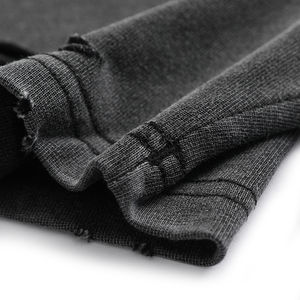 T-shirts pour hommes en coton 100% léger, personnalisés, avec logo, service OEM, lavage à l'acide, t-shirts noirs délavés sur mesure - Product Image 3