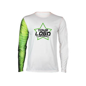 Chemises de pêche respirantes à séchage rapide pour hommes et femmes Upf50 Logo design Sweat à capuche de pêche à manches longues Jersey de pêche Masque personnalisé - Product Image 1