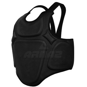 Cómodo protector de pecho con diseño ventilado Protector de pecho ajustable con espuma amortiguadora de alta calidad - Product Image 3