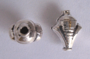 Cuentas de Plata Lisas para la Fabricación de Joyas, Estilo Charm, en Tamaños de 25mm, 3mm, 20mm, 8mm, 4mm, 10mm, Empaquetadas en Bolsas - Product Image 1