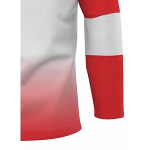 Maillots de hockey sur glace à sublimation personnalisée 100% broderie de maillot de hockey sur glace respirant en polyester - Product Image 5