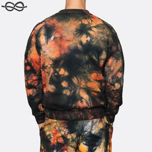 Venta al por mayor 100% Sudadera de algodón con relieve O.E.M impresión cuello redondo manga larga ribetes acanalados para el invierno - Product Image 6