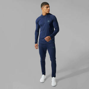 เสื้อแขนยาวมีซิปครึ่งแขนสำหรับผู้ชายชุดออกกำลังกายและน้ำหนักเบาระบายอากาศได้ดีสำหรับฤดูใบไม้ร่วง/ฤดูหนาว - Product Image 1