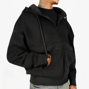 Nueva sudadera con capucha y cremallera personalizada para hombre, marca de ropa, sudadera con capucha de algodón con cremallera para tiendas de moda en línea - Product Image 6