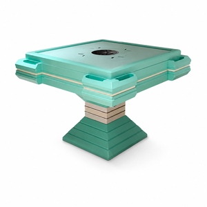 Table de Mahjong automatique de luxe américaine en bois avec accessoires électriques pour <span class=keywords><strong>casino</strong></span>, poker, 4 joueurs, design durable - Product Image 2
