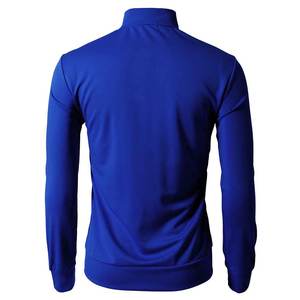 Chaqueta transpirable con cremallera frontal de Spandex de poliéster 2025 a prueba de viento agradable a la piel con cuello levantado para chaquetas de hombre - Product Image 4