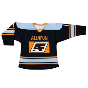Maillot de hockey sur glace personnalisé de haute qualité, sublimation intégrale, 100% polyester respirant, faible MOQ, commande d'équipe colorée, service d'approvisionnement OEM - Product Image 1