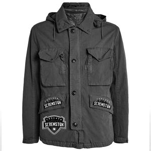 Vestes pour hommes : Blouson chaud personnalisé pour hommes, en toile, style bomber, cargo, utilitaire, avec col montant et rembourrage – Vente en gros - Product Image 1