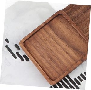 Posavasos de diseño clásico de lujo de Artisan Aura hechos a mano 100% almohadillas para tazas de café de madera de nogal Natural para uso en la Mesa - Product Image 6