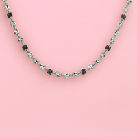 Collier chaîne fine 0,2 cm en or véritable 22 carats AU750 pour femme, style vintage, idéal pour fiançailles, mariage, anniversaire, fête, 48 cm