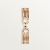 Bracelet rond en or rose de petite taille avec diamant taillé en brillant synthétique fabriqué par l'homme produit personnalisé de haute qualité fabriqué en Inde