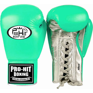 Training Wear Hot Selling Custom Logo Multicolour Durable PU Construction Intense Training Competition <b>Lace</b>-up Boxing <b>Gloves</b> - Product Image 2