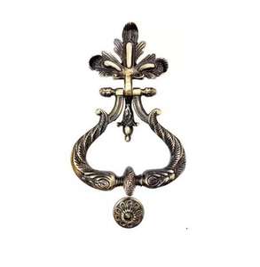 Aldaba de puerta de latón puro con acabado antiguo, diseño moderno duradero para dormitorio, acabado dorado de alta demanda para el hogar, Hotel o Villas - Product Image 2