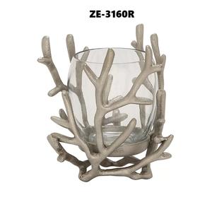 Candelabros de Madera Natural Martillada en Oro de Lujo para Actividades Religiosas, Impresión Tipográfica Hecha a Mano para Navidad, para Zahid - Product Image 5