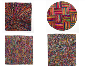 Tapis indien tissé à la main Dhurries tapis personnalisable sol en coton décoratif en gros prière et utilisation de la voiture caractéristique lavable - Product Image 5