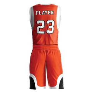 Maillots de basket-ball en polyester respirant à séchage rapide ensemble d'uniformes unisexes à sublimation personnalisée uniforme de basket-ball de grande taille - Product Image 3