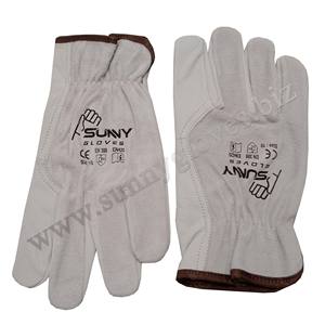 Prix d'usine Gants de sécurité au travail en cuir de vachette pour hommes Gants de sécurité pour la construction industrielle - Product Image 4