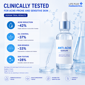 Sérum anti-acné pour le visage, traitement pour une peau claire, flacon, formule haute efficacité - Product Image 4