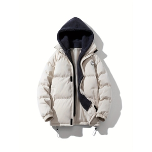 High Quality Custom <b>Men's</b> Puffer Safari Jacket with Embroidered Logo <b>Top</b> Seller OEM ODM Clothing Pattern Decoration - Product Image 5