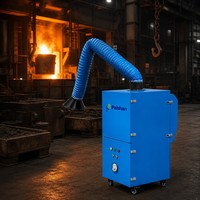 Extracteur de fumée portable, purificateur de fumée de soudage, bras d'aspiration flexible, purificateur d'air haute efficacité pour atelier d'usine
