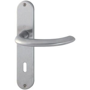 Marseille E1138Z/302 Stainless Steel Long <b>Plate</b> Set F69 OB 72mm DIN Left/Right HOPPE <b>Door</b> & Window Handles - Product Image 1