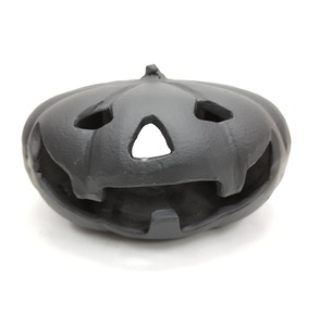 Diseño moderno Halloween decorativo calabaza aluminio muerto mate negro PC para decoración personalizado hecho a mano al por mayor a granel - Product Image 4