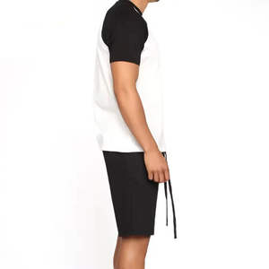 Conjunto de dos piezas personalizado de nueva llegada para hombre y mujer, ropa informal de calle, OEM, ropa de verano transpirable y elegante - Product Image 2