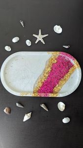 ASSISTANT Handmade Resin Epoxy Serving <b>Tray</b> One-of-a-Kind Kitchen Essentials for Home Restaurant Hotel Decorative Serving Tra - Product Image 5