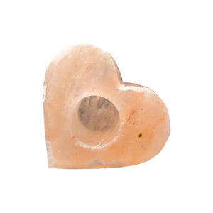 Support de bougie en cristal naturel de l'Himalaya en promotion – Porte-bougies de haute qualité en sel de roche naturel de l'Himalaya – Lampes à bougies en sels de l'Himalaya - Product Image 2