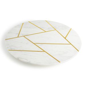 Encimera de mármol de cuarzo Decoración moderna para el hogar con superficie de piedra táctil de latón - Product Image 6
