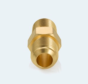 Raccord en laiton demi-union 5/8 pouce x 1/2 NPT, lot de quatre, pour compresseur de réfrigération CVC et raccords de conduite de carburant - Product Image 2