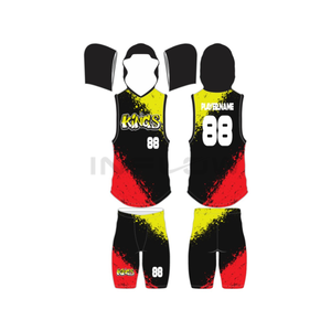 Maillot de football 7v7 fabriqué avec logo personnalisé Matériau de haute qualité Polyester et Spandex 7v7 Apport de maillot de football - Product Image 3