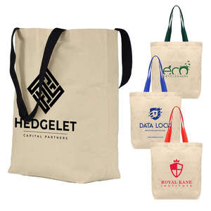 Sac fourre-tout en coton naturel avec sangles colorées, impression de votre logo personnalisé sur le sac, sac promotionnel pour entreprise, cadeau, meilleur emballage - Product Image 5
