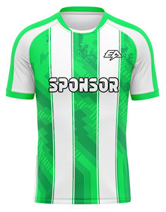 Maillot de football personnalisé de haute qualité 100% polyester, logo personnalisé, couleur, tissu doux, respirant, nom et numéro imprimés numériquement, club personnalisé - Product Image 1