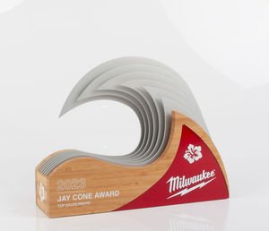 2025 Precio de fábrica Elegante trofeo acrílico personalizable Premio premium por logros en deportes, negocios y academia - Product Image 5