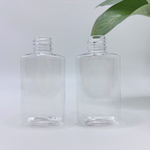 Frascos <span class=keywords><strong>PET</strong></span> Transparentes Quadrados de 50/90/100ML para Viagem com Logotipo Personalizado para Amostras de Cuidados com a Pele - Product Image 6