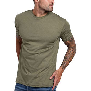 Camiseta de manga corta para hombre, con diseño de logotipo personalizado, bordado de alta calidad, venta al por mayor, gimnasio, fitness, secado rápido - Product Image 1