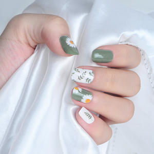 สติกเกอร์เจลทา<span class=keywords><strong>เล็บ</strong></span><span class=keywords><strong>ลาย</strong></span>ดอกเดซี่สี<span class=keywords><strong>เขียว</strong></span>กันน้ำมีกาวในตัวตกแต่งเล็บลายดอกไม้สำหรับผู้หญิงเด็กผู้หญิง - Product Image 6