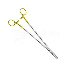 TC Masson porte-aiguille dentelé bouledogue mâchoire carbure de tungstène acier inoxydable outil médical chirurgical - Product Image 5