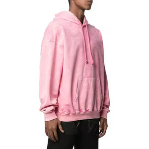 เสื้อมีฮู้ดสวมหัวของผู้ชายผ้าฝ้าย100% เต็มตัวพิมพ์ลายปักสไตล์วินเทจซักกรด - Product Image 1