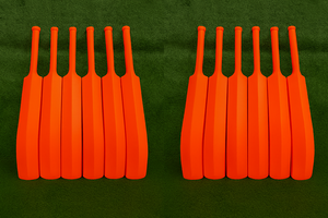 Mahaplay <b>Size</b> 5 Plastic <b>Cricket</b> <b>Bat</b> for Beginners (Ages <b>3</b>-8) Eco-Friendly Durable Lightweight Design Reinforced Toe Balanced - Product Image 3