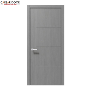 Puerta Interior de Madera Contemporánea con Núcleo de HDF y Diseño Moderno y Lujoso para Uso Comercial en Baños y Oficinas - Product Image 3
