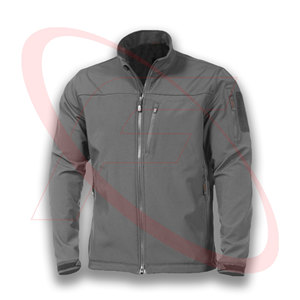 Chaqueta de carcasa blanda de poliéster 100% para hombres Chaleco reflectante extremadamente cómodo y de construcción con estilo de cremallera frontal - Product Image 1