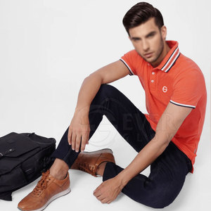 Vente en gros de polos de golf imprimés au design bon marché t-shirts à manches courtes uniformes avec broderie de logo personnalisé polos pour hommes - Product Image 6