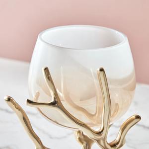 Lampe à bougie en verre artistique Lumière décorative faite à la main de qualité supérieure Accent élégant pour une ambiance festive et confortable à la maison - Product Image 2